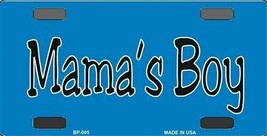 Mama&#39;s Boy Novelty Metal Bicycle License Plate BP-005 - £3.10 GBP