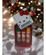 Hello Kitty Lip Smacker Lip Balms Tin Sweet Sberry Shake Banana Creme Gb... - $11.87