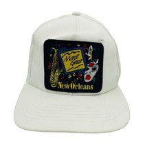 Vintage Mardi Gras New Orleans Patch Twins Enterprise Snapback Cap Hat - $30.00