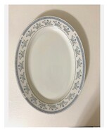 Tian Jin 14" Oval Serving Platter, Blue and Yellow Flowers - $29.99