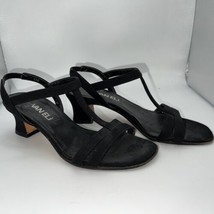 Van Eli Wm Shoes Sz 5m Black Chunky Heel - £14.89 GBP