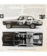 1972 Chevrolet Chevy Vega Advertisement Vintage Automobile 2 Door DWW10E - $457.58 MXN