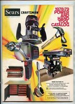 Sears Catalog Craftsman 1978-1979 Power and Hand Tool Catalog - $17.82