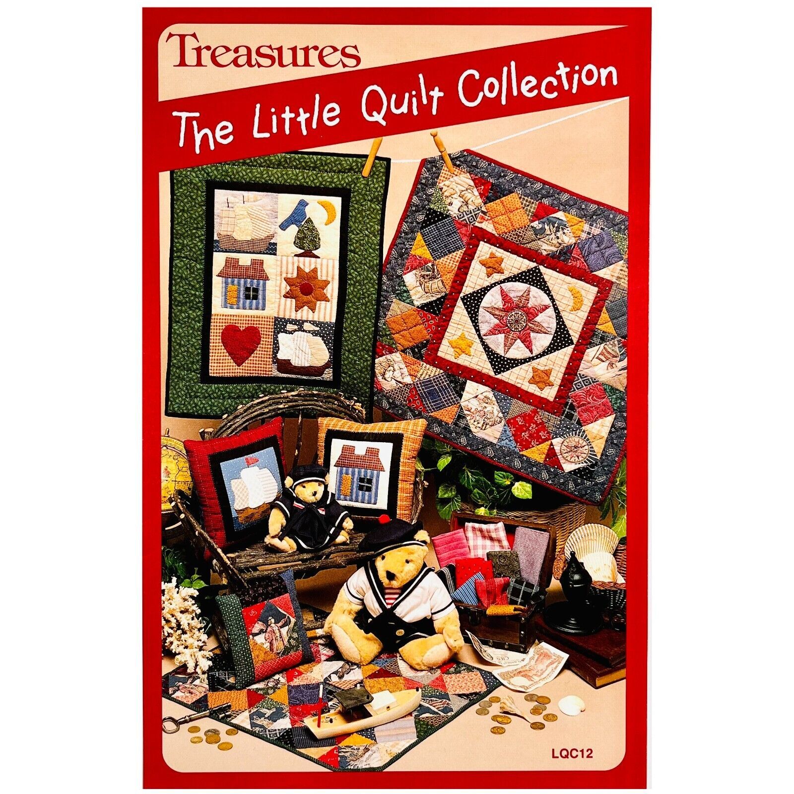 Treasures Star Quilt PATTERN Sampler Quilt Pattern The Little Quilt Collection - $8.99