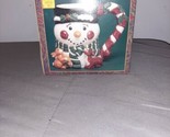 Snowman 3D Mug w/Black Top Hat Tis The Season CIC Ceramic Cup Christmas ... - $10.00