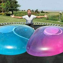 Bubble Ball Toy For Adults Kids 47Inch Giant Inflatable Water Ball Beach... - $26.59