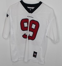 JJ Watt #99 Houston Texans White Jersey NFL Youth 14/16 Large - £19.36 GBP