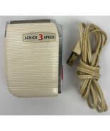Vintage Schick 3-Speed Electric Shaving Razor 1960&#39;s  Working Creme Color - $29.69
