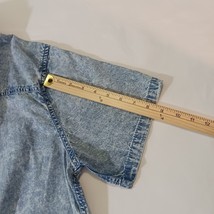 No Boundaries Men’s Faded Blue Cotton Collar Shirt Short Sleeve Size L (42-44) image 14