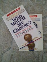 2 Large Print Who Moved My Cheese? An Amazing Way to Deal with Change in... - $12.86