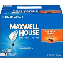 Maxwell House Breakfast Blend Coffee 100 to 200 Kcup Pick Any Quantity F... - $59.88+