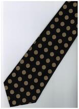 EB13 Black Gold Ball Necktie - $19.99