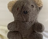 vtg Handmade? unbranded 9&quot; plush Koala teddy bear Brown tan ears no tags - $16.09