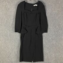Muxxn Dress Women&#39;s Large Sheath 3/4 Sleeve Black Rayon Blend L - €16,26 EUR