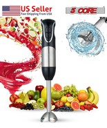 5Core 500W Immersion Hand Blender Multifunctional Electric 8 speed, Stee... - £19.61 GBP