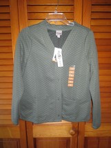 Nwt Como Vintage Beetle Green Jacket w/Patch Pockets - Size M - £14.23 GBP