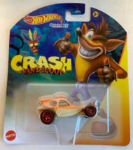 NEW HNP29 Hot Wheels Crash Bandicoot CRASH DieCast 1:64 Character Car - £10.31 GBP