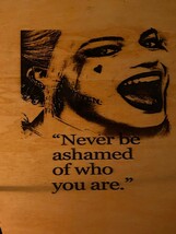 Harley Quinn Saying #1 wall decor  - $30.00