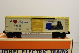 New Lionel - 19943- I Love Arizona BOXCAR-- 0/027 - MINT- B6 - $23.70