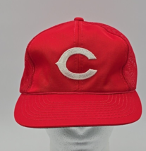 Vintage Sports Specialties MLB Red Cincinnati Reds Mesh Back Snapback Hat Cap - $24.18