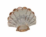 Ganz Crystal Expressions Orange Clam Shell Sun Catcher Free Standing Coa... - $5.31