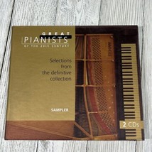 Piano Various – Great Pianists Of The 20th Century: Sampler (2 CDs, 1998) w Book - £3.40 GBP