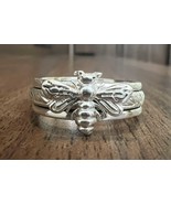 Bee Spinner Ring, 925 Sterling Silver, Handmade Ring, Meditation Ring, H... - $57.25