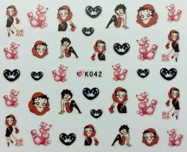 Nail Art 3D Decal Stickers Mouse Cartoon K042 - £2.38 GBP