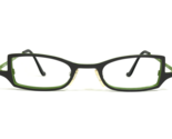 Anne et Valentin Eyeglasses Frames B 40 TILT Gray Green Cat Eye 42-21-130 - $111.98