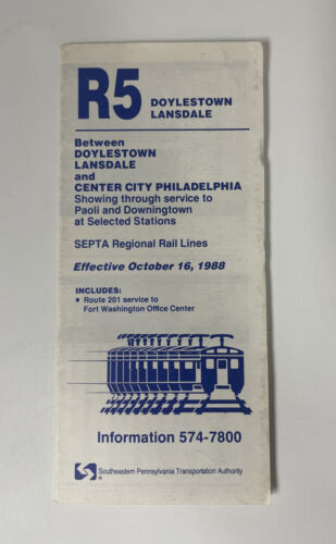 R5 Doylestown Lansdale | 1988 - $8.86