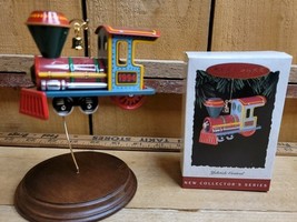 Hallmark Keepsake Ornament 1994 Yuletide Central 1st Edition Locomotive ... - $13.11
