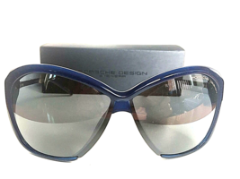 New Porsche Design P 8603 D Cat.3 Blue Cats Eye Women&#39;s Sunglasses Italy - £146.72 GBP