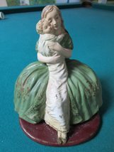 Borsato Lady with Baby Figurine Ceramic Hand Painted Made in Italy Signed 6 1/2&quot; - £269.07 GBP
