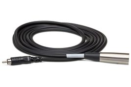 Hosa XRM-105 RCA to XLR3M Unbalanced Interconnect Cable, 5 Feet,Black - £10.87 GBP