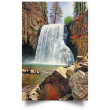 Satin Poster Portrait "Rainbow Falls 17" - $279.34 MXN