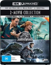 Jurassic World + Jurassic World Fallen Kingdom 4K Ultra HD + Blu-ray | Reg. Free - $45.28