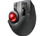 ELECOM EX-G Pro Trackball Mouse, Wired, Wireless, Bluetooth, 3 Types Con... - £72.68 GBP