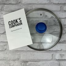 Cooks Companion Round Look Lid Scuba Blue 10" New In Original Box - $14.99