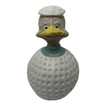 Vintage Ceramic Bank Eggbert &amp; Friends Bird in Golf Ball 1989 Enesco Tea for Two - £21.18 GBP