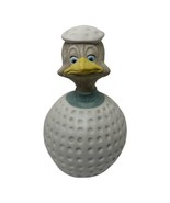 Vintage Ceramic Bank Eggbert &amp; Friends Bird in Golf Ball 1989 Enesco Tea... - $37.20 CAD