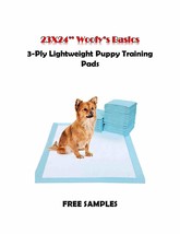 200ct 23x24&quot; Woofy&#39;s 3-Ply Economy Grade Puppy Training Pads - £25.18 GBP+