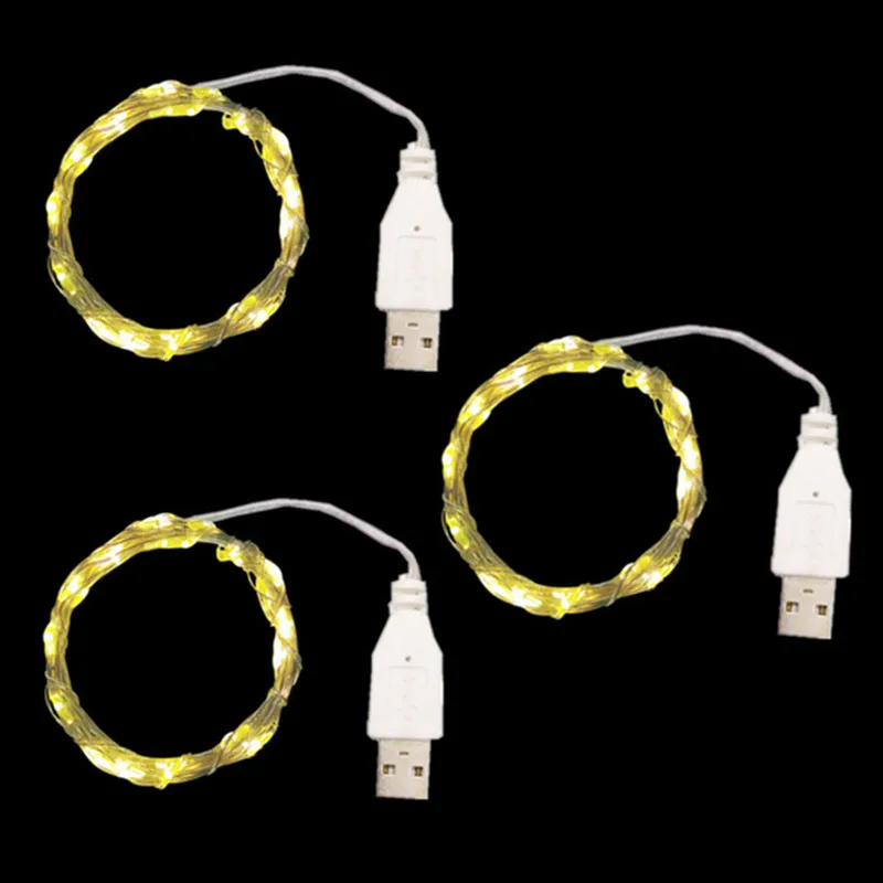 Primary image for 3pcs Christmas LED Fairy Lights USB Festoon Light Living Room Bedroom Outdoor Ga