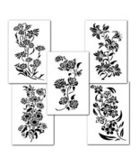 Mixed Flower Painting Stencils Wall Decorating Airbrush Craft 14&quot; Templa... - $20.02 CAD