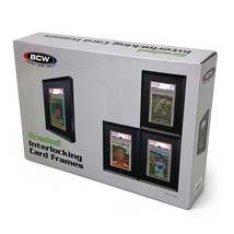 1X BCW Interlocking Graded Card Frames - Black - £25.16 GBP