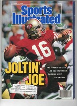 Oct 2 1989 Sports Illustrated Magazine Joe Montana 49ers - £7.63 GBP