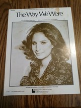 Barbra Streisand &quot;The Way We Were&quot; VINTAGE Sheet Music - £14.03 GBP