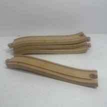 Wooden Train Tracks Lot Of 4 Pieces Thomas And Friends Brio IKEA Straigh... - $94.05 MXN