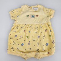 Carters John Lennon Yellow Elephant Romper Baby Clothes Outfit Short 6-9 - $29.69