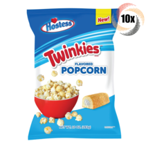 10x Bags New Hostess Twinkies Flavored Popcorn Crispy &amp; Sweet Snack | 10oz - £52.88 GBP