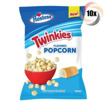 10x Bags New Hostess Twinkies Flavored Popcorn Crispy &amp; Sweet Snack | 10oz - £52.43 GBP